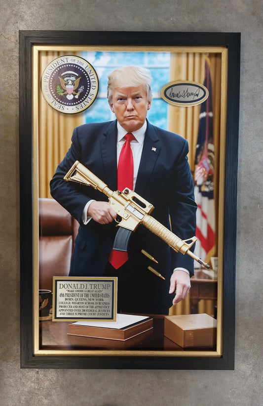 President Donald Trump (Gold AR-15)